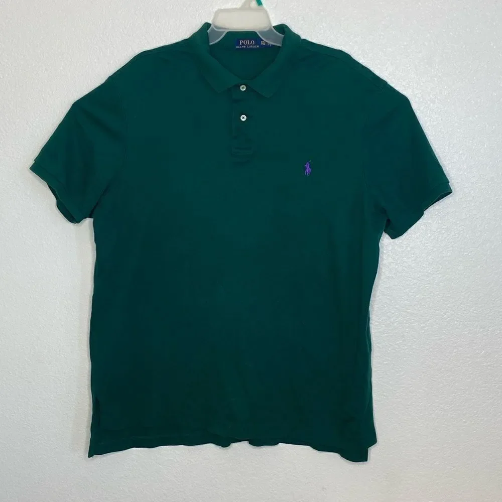 POLO Ralph Lauren Men’s Dark Green Polo Shirt Size XXL